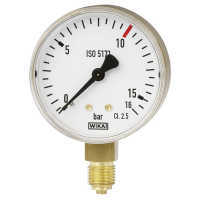 Bourdon Tube Pressure Gauge Type 111.11 Compressed Gas Regulator Gauge Standard Series