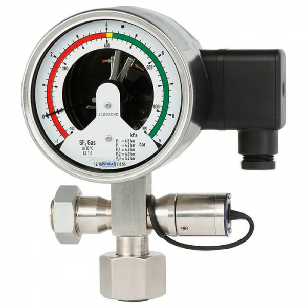 Gas density monitor With calibration valve for recalibration Model GDM-100-CV